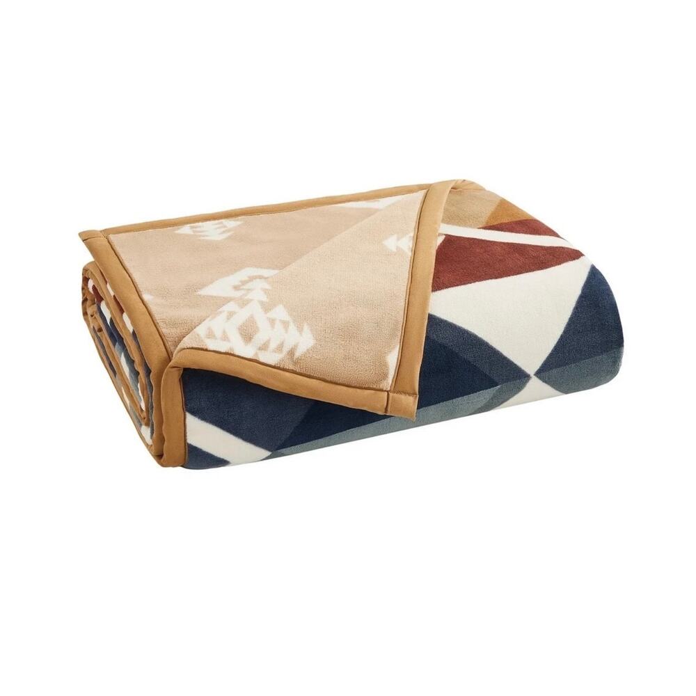 Pendleton Serrado Reversible Plush Throw Blanket 50x70 NWT Cozy Luxe Heritage - Picture 5 of 7